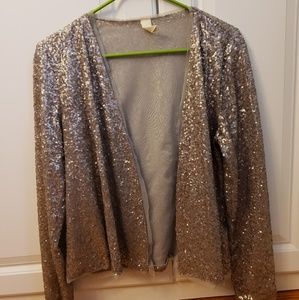 Sequined cardigan